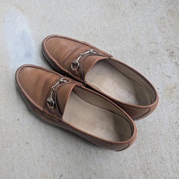Gucci Horsebit Loafers Brown Leather Men 10 D - Picture 11 of 16